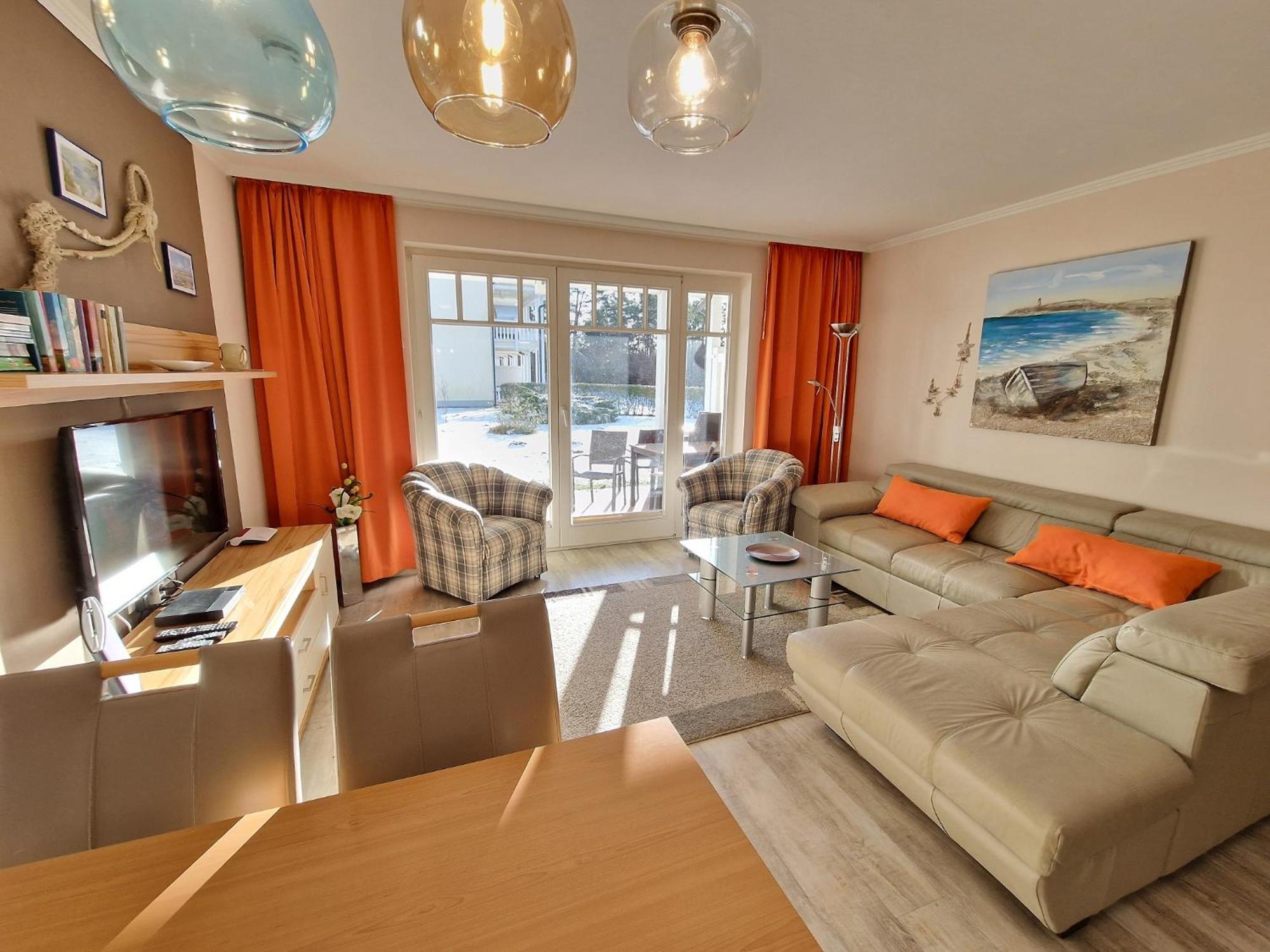 Duenenpark Binz - Komfort Ferienwohnung Mit 1 Schlafzimmer Und Terrasse Im Erdgeschoss 220 Eksteriør bilde